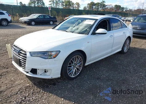 2016 Audi A6 3.0T Premium Plus from USA, damaged, VIN WAUFGAFC3GN005233